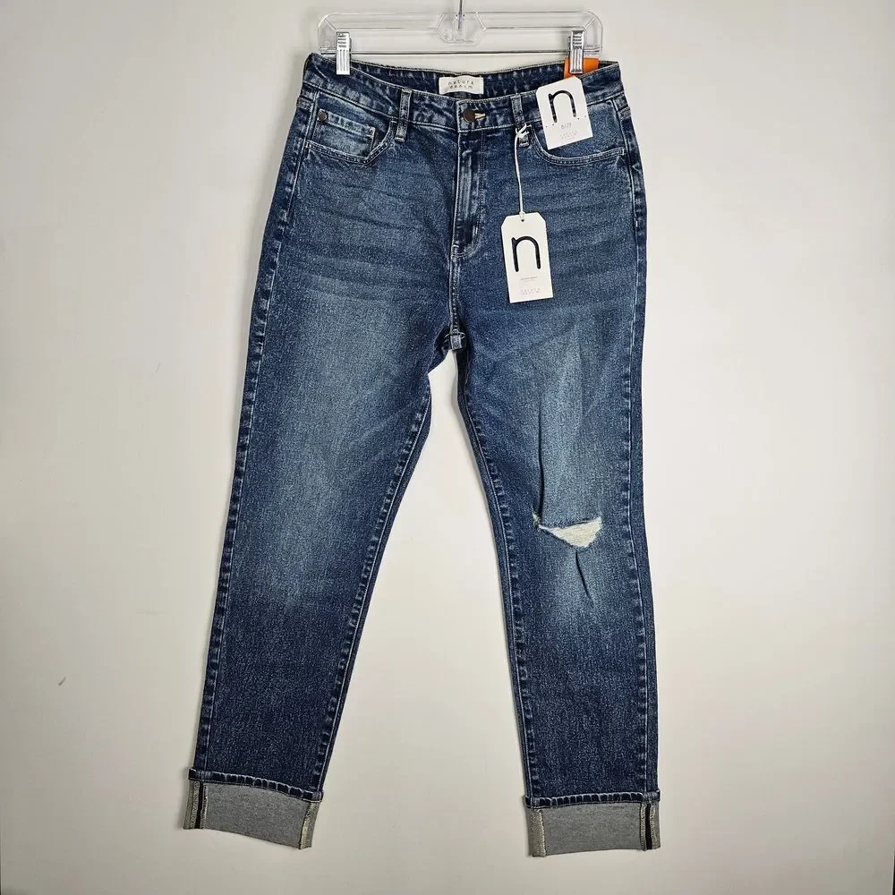 Nature Denim Jeans Mom Stone Wash Womens Size 8 / 29‎ - Picture 3 of 8